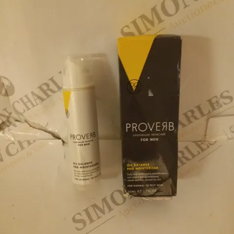 BOXED PROVERB OIL BALANCE PRO MOISTURISER FOR MEN