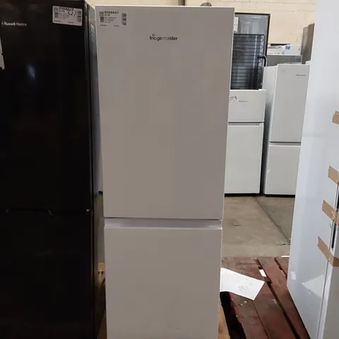 FRIDGEMASTER 50CM FREESTANDING 60/40 FRIDGE FREEZER IN WHITE MC50175A - UNPROCESSED RAW RETURN