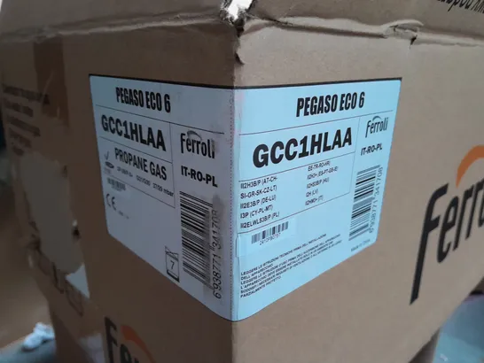 BOXED AS NEW FERROLI PEGASO ECO 6 LPG WATER HEATER 