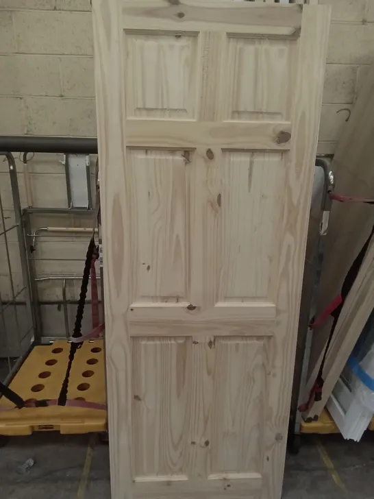 6 PANEL KNOTTY PINE INTERNAL DOOR 1981×762×35MM