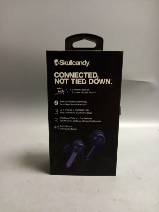 BOXED SKULLCANDY INDY TRULY WIRELESS EARBUDS IN NAVY