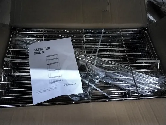 A BOXED METAL STORAGE RACKING UNIT 