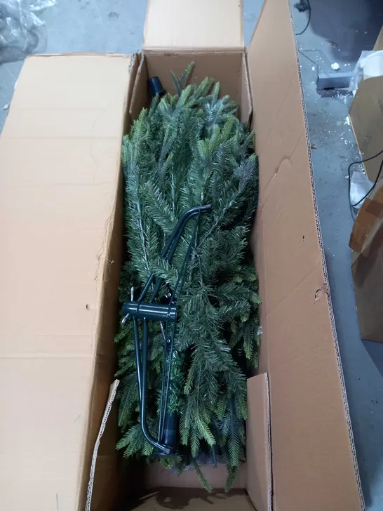 BOXED 6FT SHERWOOD REAL LOOK FULL CHRISTMAS TREE - COLLECTION ONLY RRP £209.99