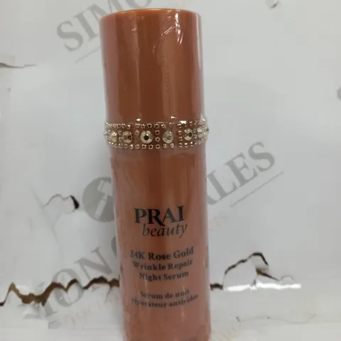 SEALED PRAI BEAUTY 24K ROSE GOLD WRINKLE REPAIR NIGHT SERUM - 75ML