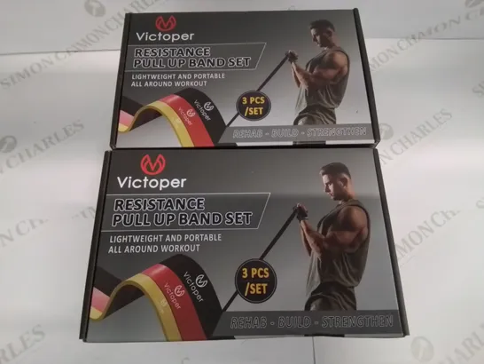 LOT OF 7 BRAND NEW VICTOPER RESISTANCE PULL UP BAND SETS