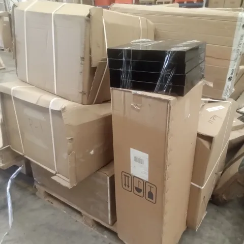 PALLET OF ASSORTED FURNITURE PARTS 