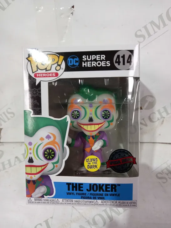 FUNKO POP DC SUPER HEROES 414 THE JOKER VINYL FIGURE