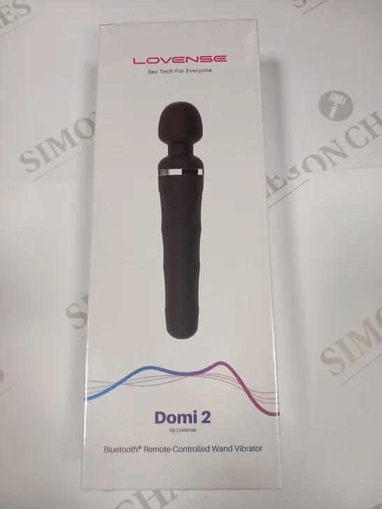 BOXED AND SEALED LOVENSE DOMI 2 BLUETOOTH REMOTE CONTROLLED WAND VIBRATOR