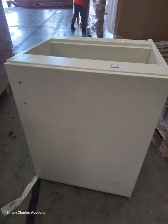 PALLET OF TWO SINGLE DOOR BASE UNITS WHITE