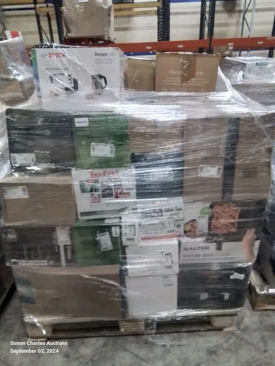 PALLET OF APPROXIMATELY 44 UNPROCESSED RAW RETURN HOUSEHOLD AND ELECTRICAL GOODS TO INCLUDE;