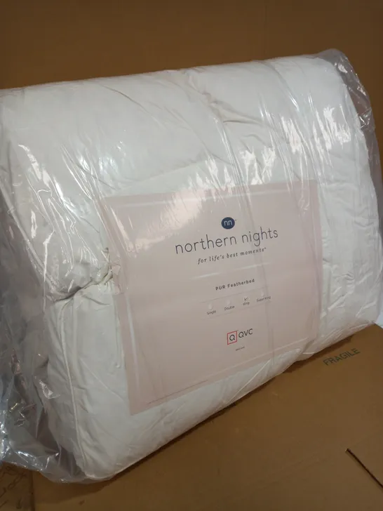 PUR FEATHER BY NORTHERN NIGHTS EXTRA DEEP FEATHERBED KING SIZE 