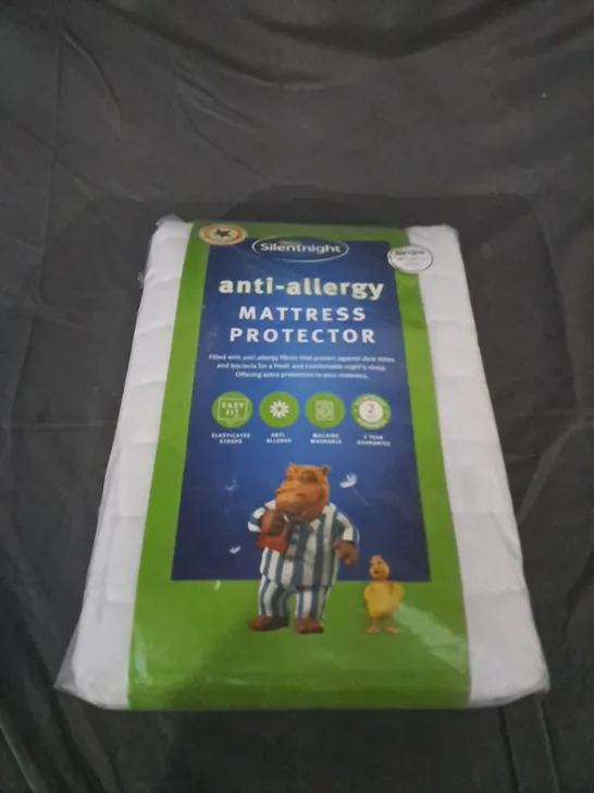 PACKAGED SILENTNIGHT ANTI-ALLERGY MATTRESS PROTECTOR- SINGLE