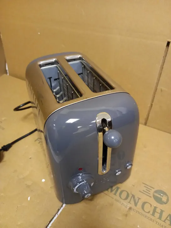 DUALIT 26204 2 SLOT TOASTER, 1100 W, GREY