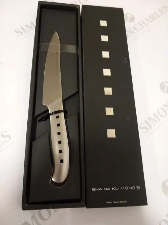 BRAND NEW BOXED SHA RA KU MONO MOLYBDENUM VANADIUM STEEL FJ-01 TOJIRO SHARAKU MONO 14CM UTILITY KNIFE