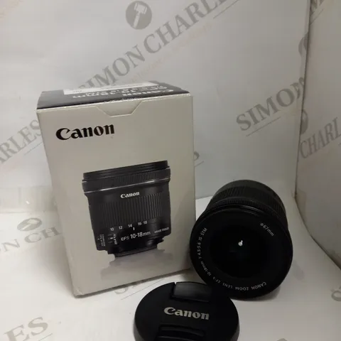 CANON EF-S10 ZOOM LENS 