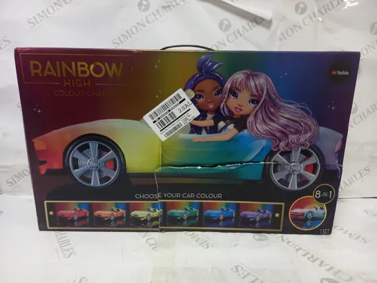 RAINBOW HIGH COLOUR CHANGE CAR