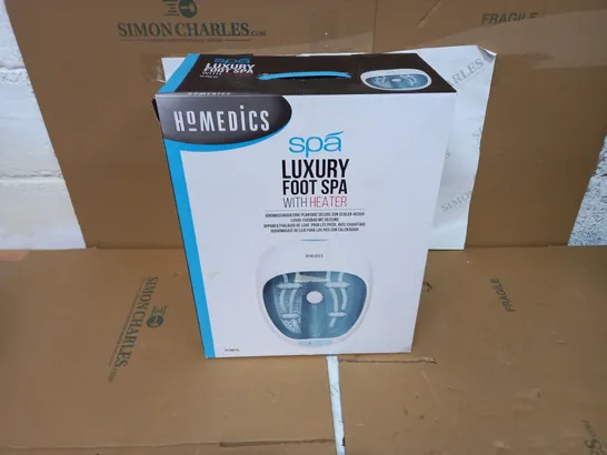 BOXED HOMEDICS SPA LUXURY FOOT SPA WITH HEATER FS-250-EU