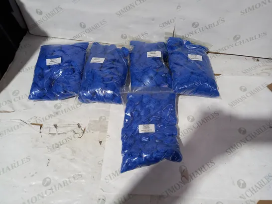 LOT OF APPROXIMATELY 5 ASSORTED BRAND NEW PACKS OF RETAINER METAL FREE PWE00/B11 BLUE BALLED HYGIE NETS