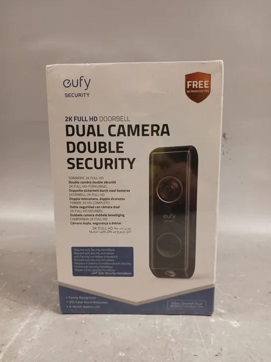 BOXED SEALED EUFY DUAL CAMERA FULL HD VIDEO DOORBELL 