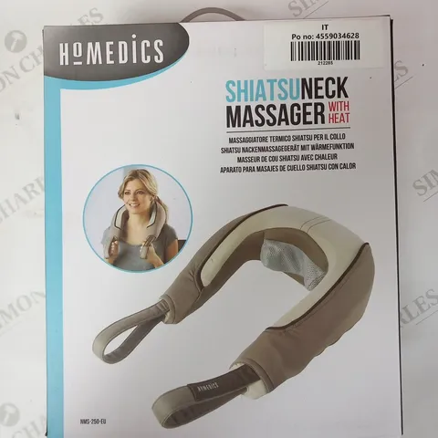 BOXED HOMEDICS SHIATSU NECK MASSAGER WITH HEAT NMS-250-EU