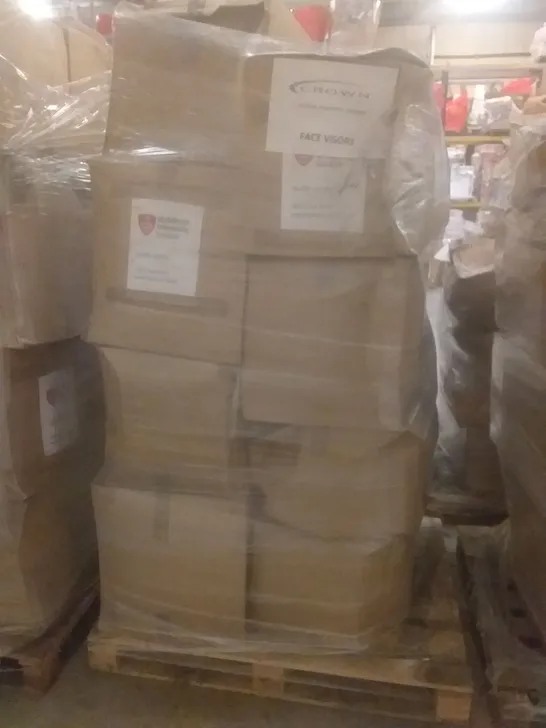 PALLET OF APPROXIMATELY 750 FACE MASK VISORS