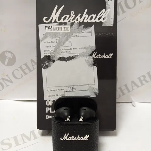 MARSHALL MINOR III TRUE WIRELESS BLUETOOTH EARPHONES