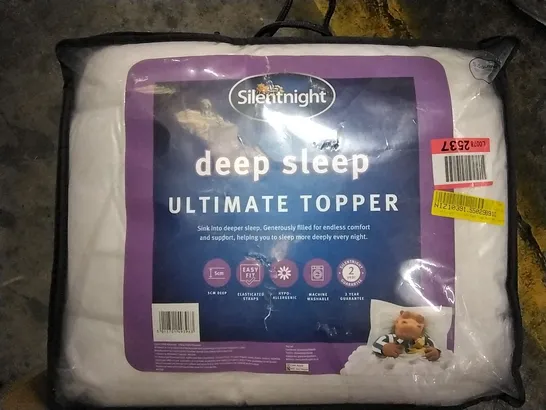 SILENT NIGHT - ULTIMATE DEEP SLEEP TOPPER - SMALL DOUBLE