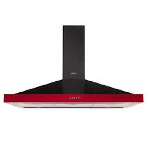 BOXED BRAND NEW BELLING FARMHOUSE RED 100CM CHIMNEY COOKER HOOD