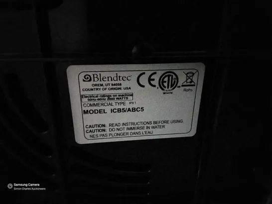 BLENDTEC COMMERCIAL BLENDER