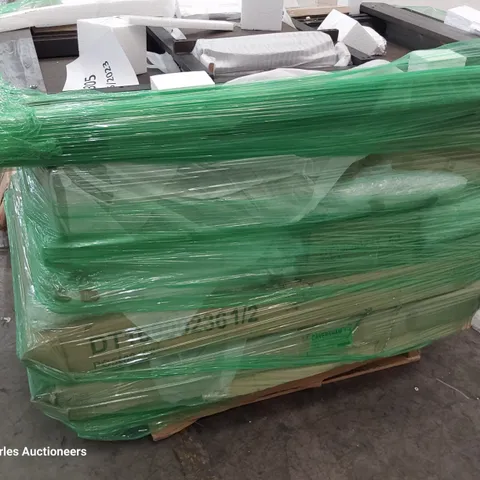 PALLET OF ASSORTED BOXED FURNITURE PARTS INCLUDING DINING TABLES 