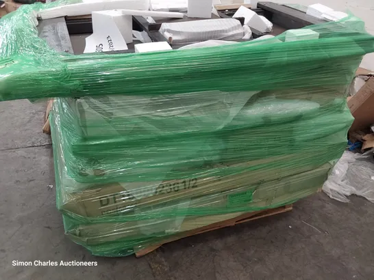 PALLET OF ASSORTED BOXED FURNITURE PARTS INCLUDING DINING TABLES 