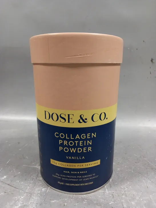 SEALED DOSE & CO COLLAGEN PROTEIN POWDER - VANILLA - 420G