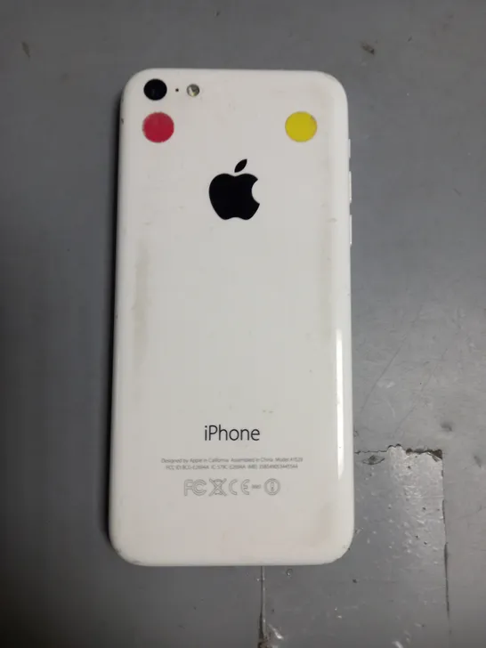 UNBOXED APPLE IPHONE 5C WHITE MOBILE PHONE
