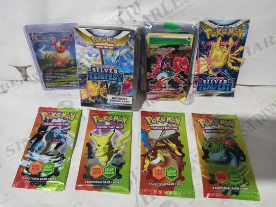 LOT OF ASSORTED POKÉMON TRADING CARDS AND BOOSTER PACKS