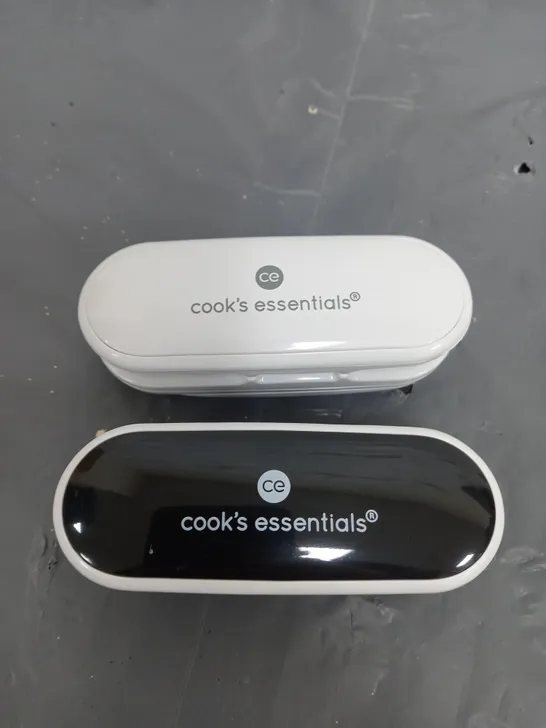 COOK'S ESSENTIALS SET OF 2 FOOD SEALER & CUTTER