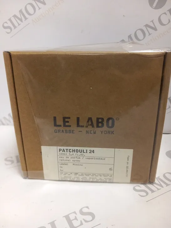 BOXED AND SEALED LE LABO GRASSE PATCHOULI 24 100ML EAU DE PARFUM