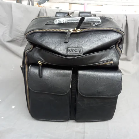 KINDLY BLACK LARGE BACKPACK 