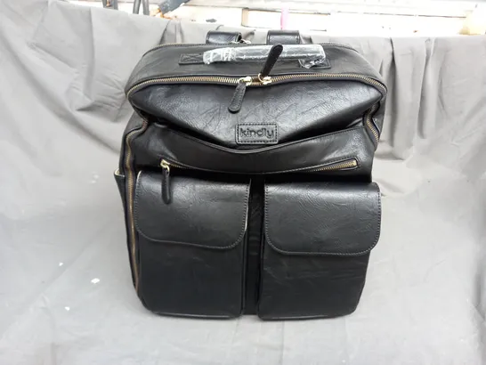 KINDLY BLACK LARGE BACKPACK 