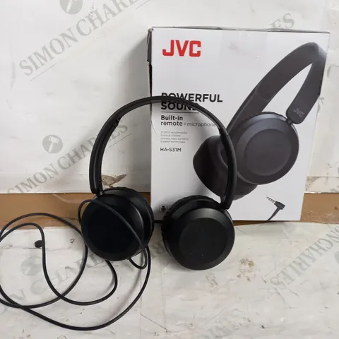 JVC POWERFUL SOUND HEADPHONES