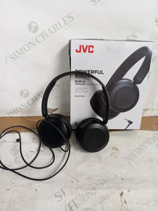 JVC POWERFUL SOUND HEADPHONES