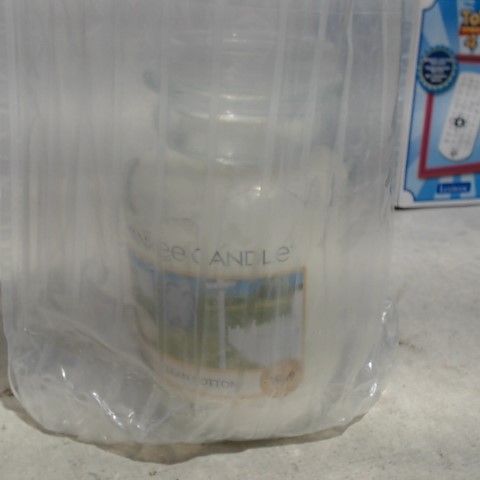YANKEE CANDLE LARGE CLEAN COTTON JAR CANDLE