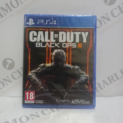 SEALED CALL OF DUTY BLACK OPS III FOR PS4