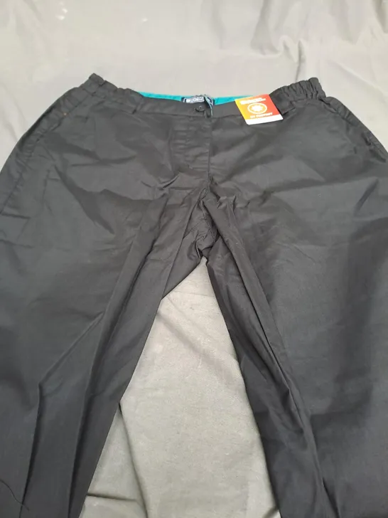 MOUNTAIN WAREHOUSE WOMENS BLACK TROUSERS - 10W X 31L