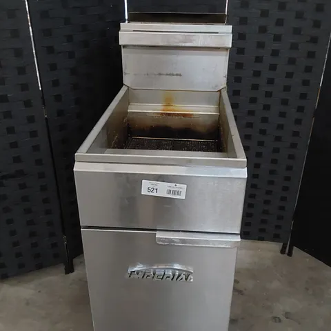 IMPERIAL GAS FIRED SINGLE TANK DEEP FAT FRYER 