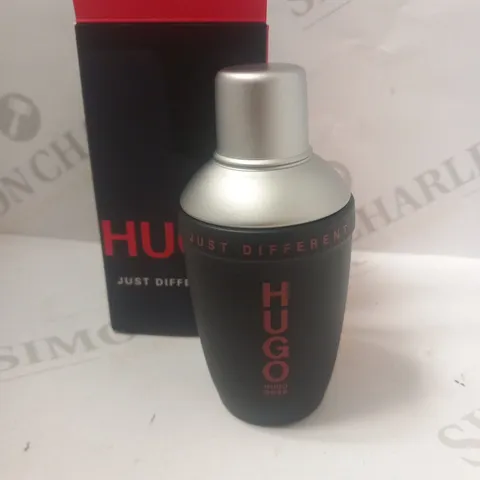 BOXED HUGO BOSS HUGO JUST DIFFERENT FOR HIM EAU DE TOILETTE 75ML