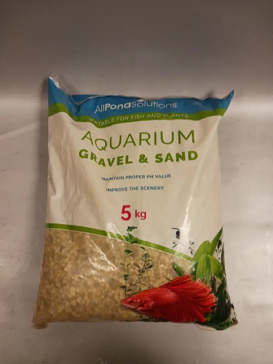 SEALED ALL POND SOLUTIONS AQUARIUM GRAVEL & SAND - 5KG 