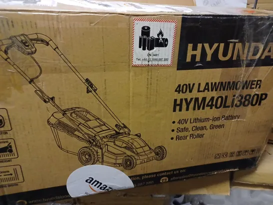 HYUNDAI 15"/38CM CORDLESS 40V LITHIUM-ION BATTERY ROLLER LAWNMOWER