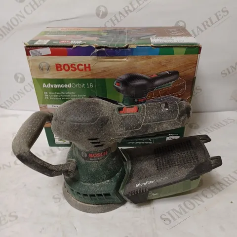 BOSCH CORDLESS ADVANCED ORBIT 18 SANDER