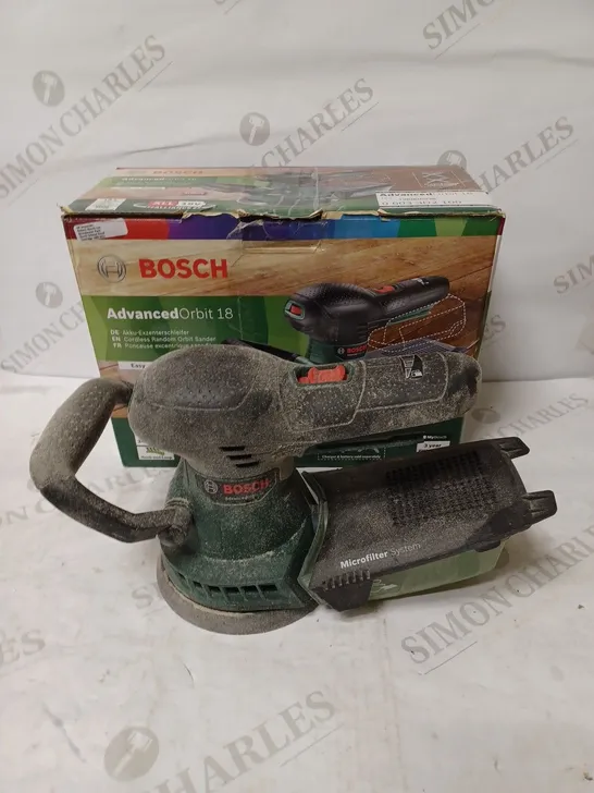 BOSCH CORDLESS ADVANCED ORBIT 18 SANDER