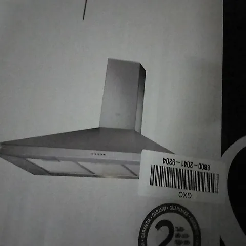 BOXED STAINLESS STEEL CHIMNEY HOOD CLCHS100